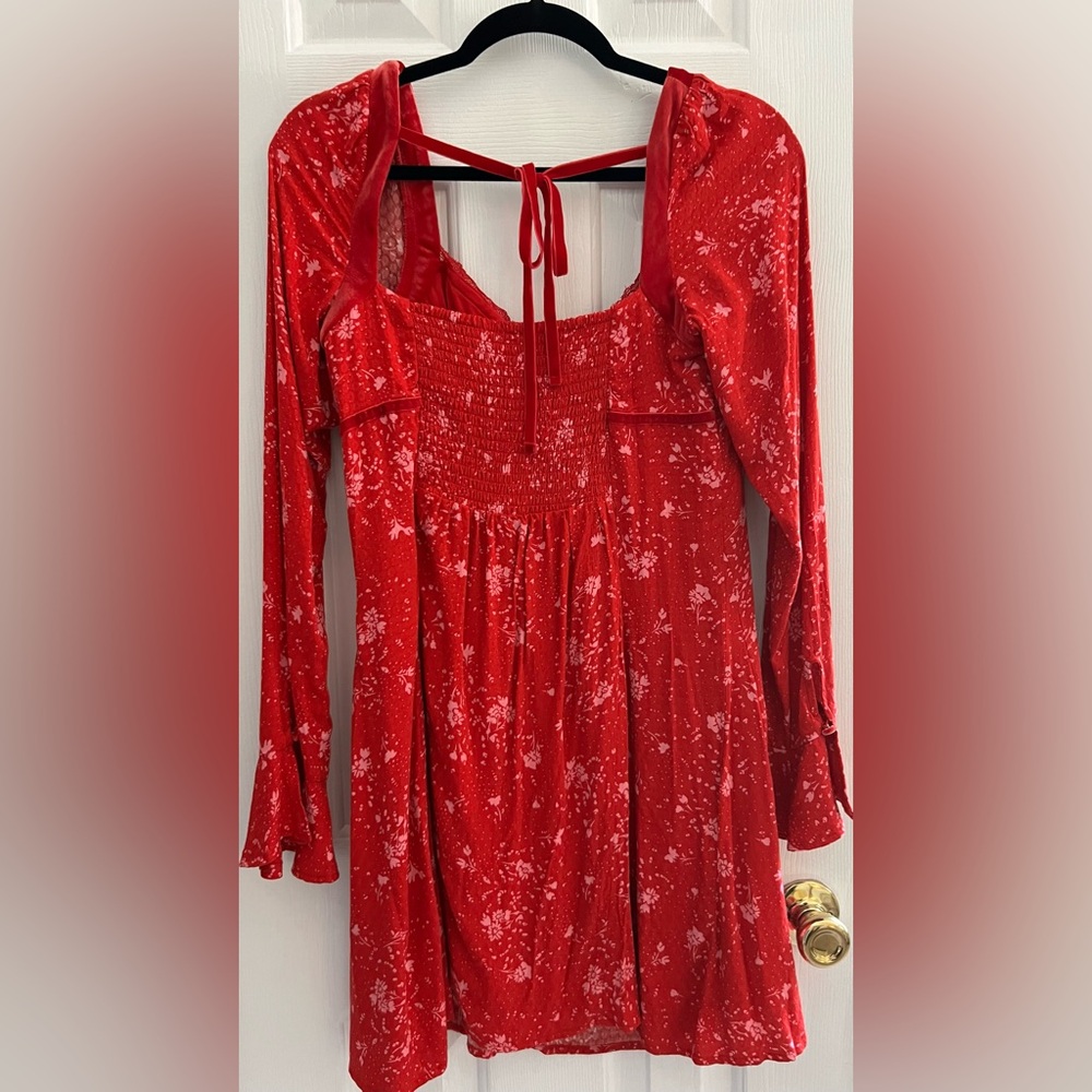 Free People NWT Floral Mini Dress - Picture 4 of 6